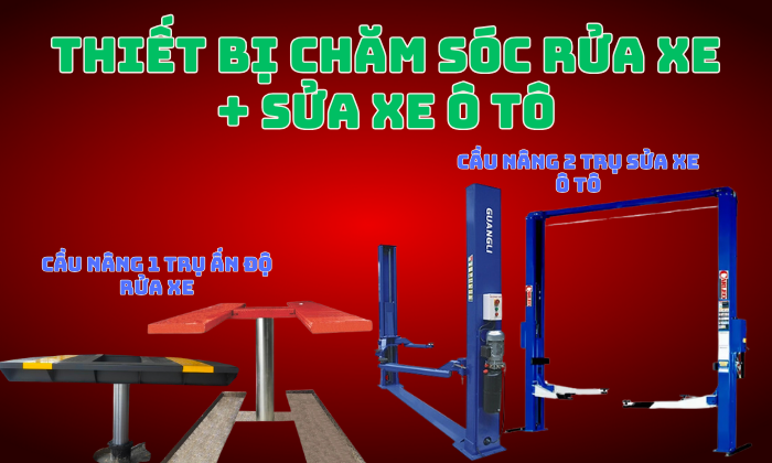 CẦU NÂNG RỬA XE + SỬA XE